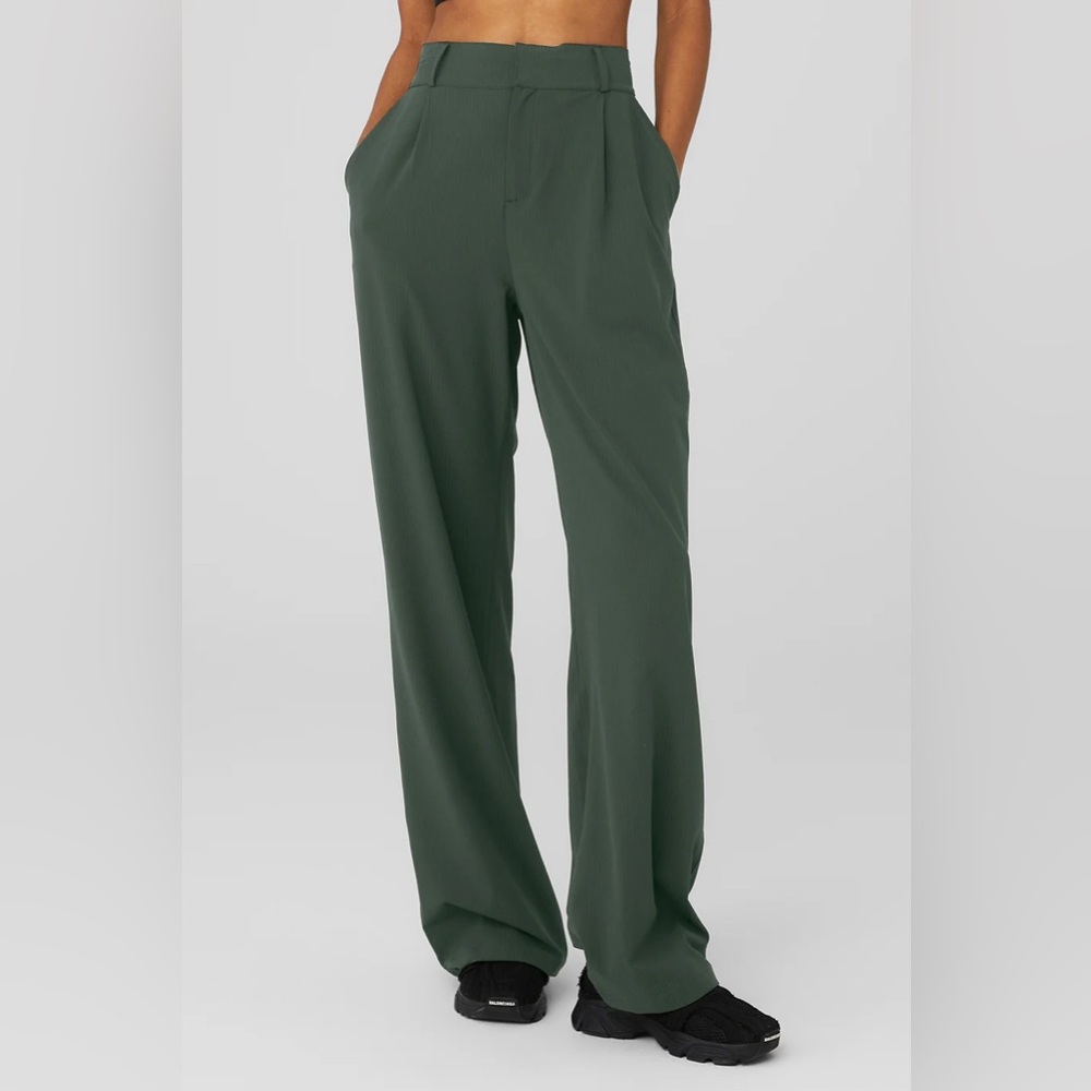Alo Yoga High-Waist Dreamscape Trouser Dark Cactus S